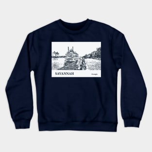 Savannah - Georgia Crewneck Sweatshirt